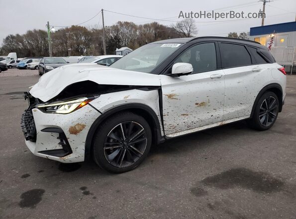 3PCAJ5FB2RF101126 2024 INFINITI QX50 White Vista tres cuartos delantera izquierda