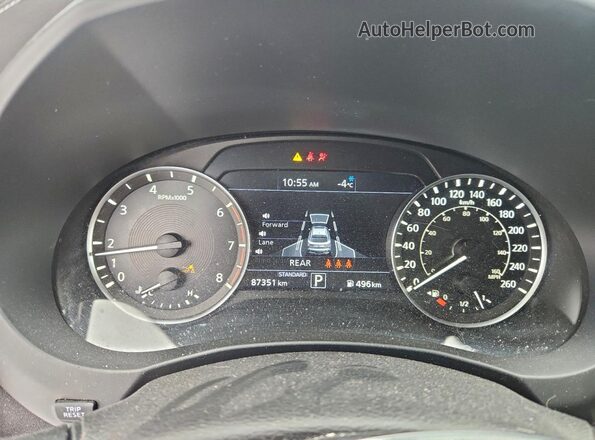 3PCAJ5J37NF115792 2022 INFINITI QX55 Black Vista del cuadro de instrumentos