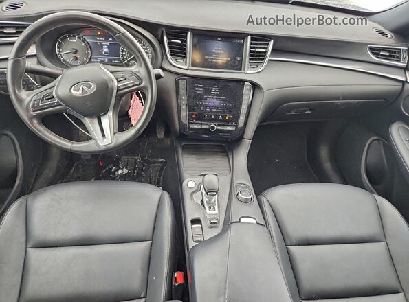 3PCAJ5J37NF115792 2022 INFINITI QX55 Black Vista del salpicadero