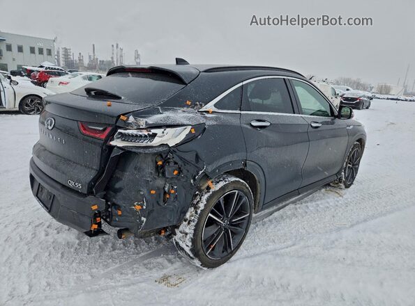 3PCAJ5J37NF115792 2022 INFINITI QX55 Black Trasero derecho