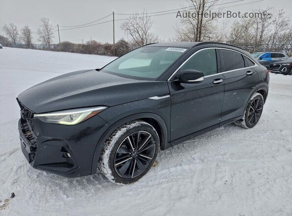 3PCAJ5J37NF115792 2022 INFINITI QX55 Black Vista tres cuartos delantera izquierda