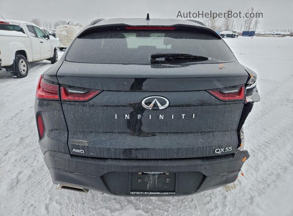 3PCAJ5J37NF115792 2022 INFINITI QX55 Black Vista trasera