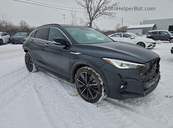 3PCAJ5J37NF115792 2022 INFINITI QX55 Black Delantero derecho