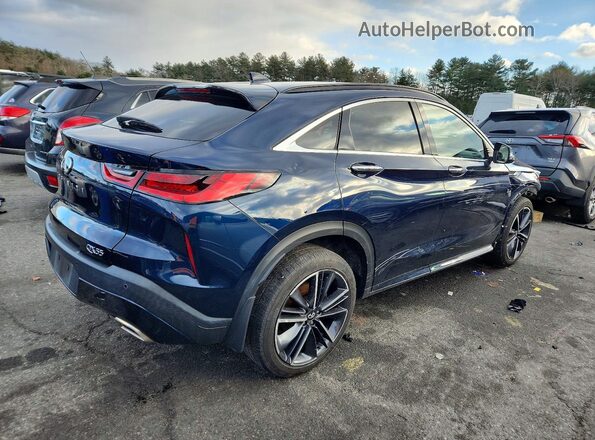 3PCAJ5J38NF113971 2022 INFINITI QX55 Синий Задняя правая четверть
