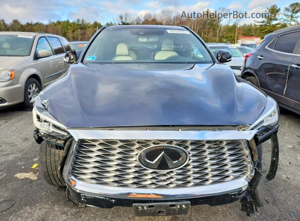 3PCAJ5J38NF113971 2022 INFINITI QX55 Синий Вид спереди