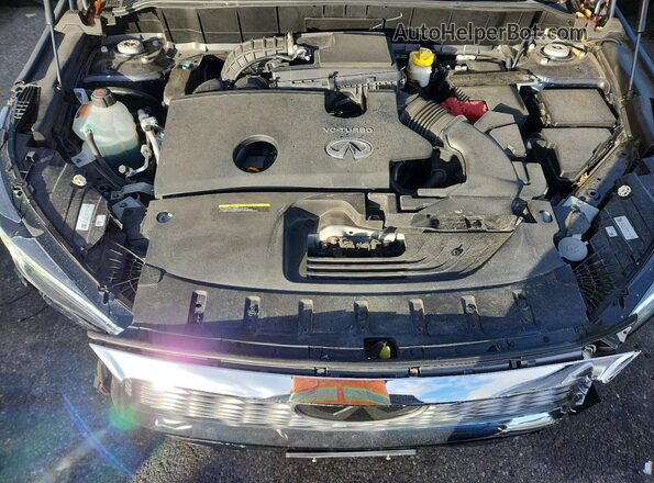 3PCAJ5J38NF113971 2022 INFINITI QX55 Синий Вид подкапотного пространства