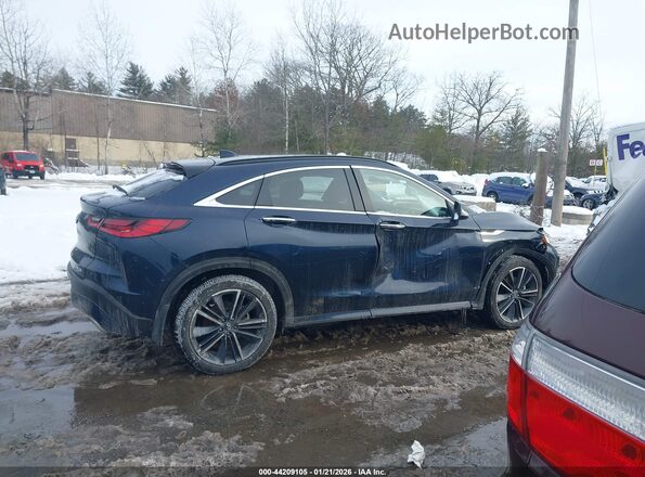 3PCAJ5JR0SF101443 2025 INFINITI QX55 Blue Widok wnętrza z tyłu