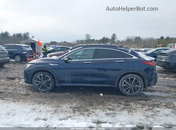 3PCAJ5JR0SF101443 2025 INFINITI QX55 Blue Widok wnętrza 360 stopni