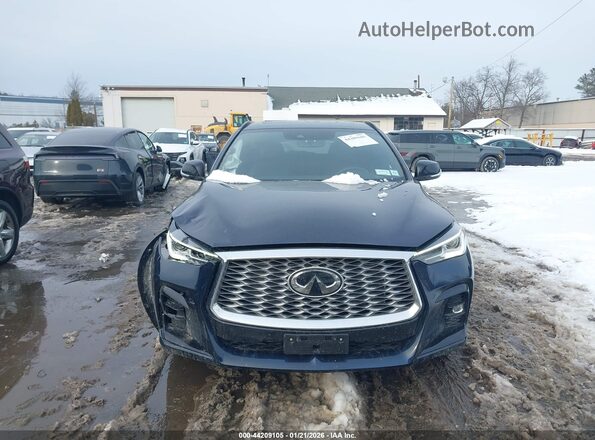3PCAJ5JR0SF101443 2025 INFINITI QX55 Blue Widok zestawu wskaźników