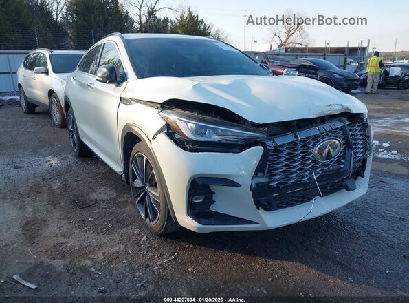 3PCAJ5JR2PF105453 2023 INFINITI QX55 White Передня права чверть