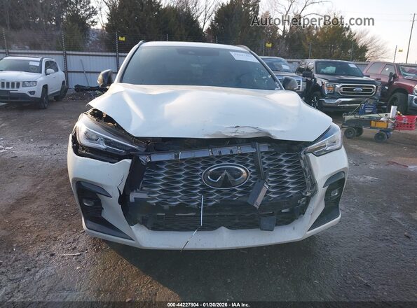 3PCAJ5JR2PF105453 2023 INFINITI QX55 White Вид задньої частини салону