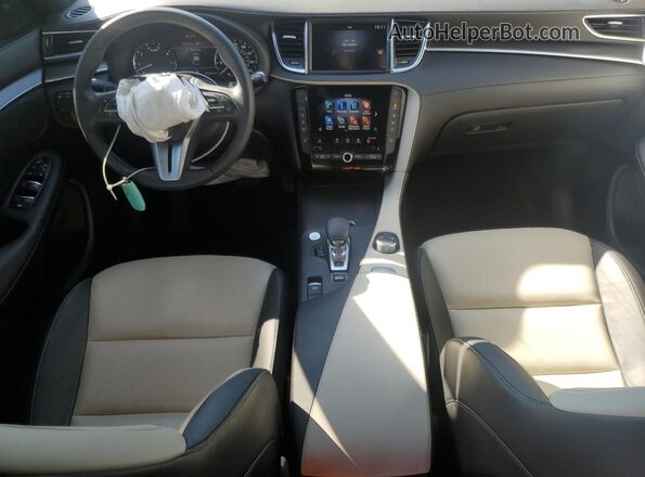 3PCAJ5JR3PF112749 2023 INFINITI QX55 White Dashboard view