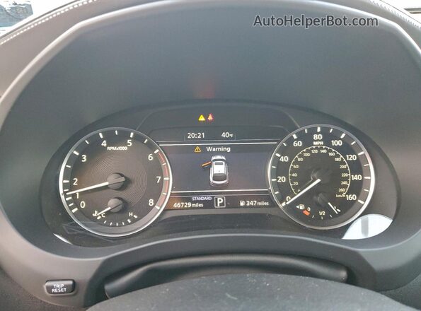 3PCAJ5JR6PF106718 2023 INFINITI QX55 Gray Вид щитка приладів
