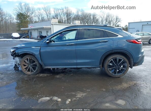 3PCAJ5JR7PF103181 2023 INFINITI QX55 Light Blue Vista interior de 360 grados