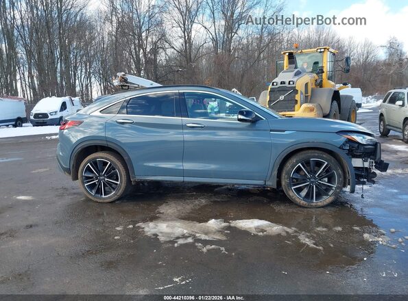 3PCAJ5JR7PF103181 2023 INFINITI QX55 Light Blue Vista interior trasera