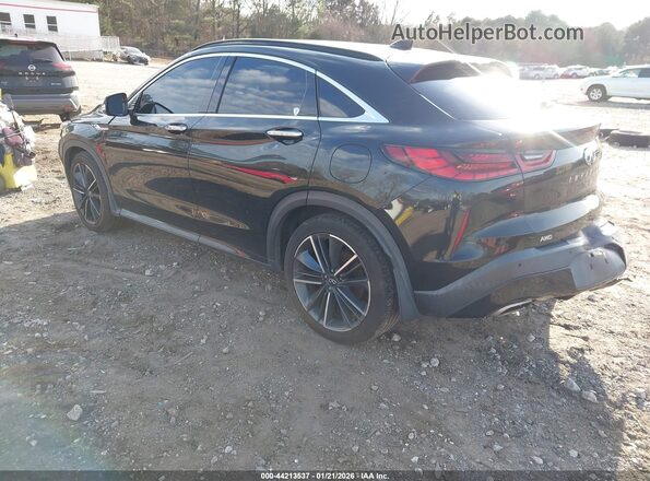 3PCAJ5K39NF114075 2022 INFINITI QX55 Черный Задняя левая четверть