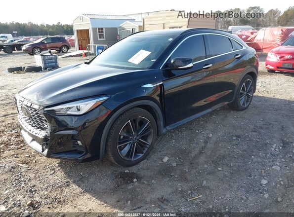 3PCAJ5K39NF114075 2022 INFINITI QX55 Черный Передняя левая четверть