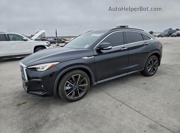 3PCAJ5KR0SF102218 2025 INFINITI QX55 Черный Передняя левая четверть