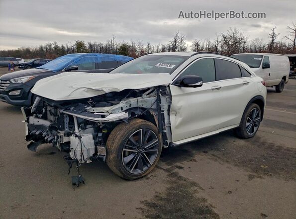 3PCAJ5KR6PF102019 2023 INFINITI QX55 White Vista tres cuartos delantera izquierda