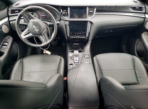 3PCAJ5KR6PF102019 2023 INFINITI QX55 White Vista del salpicadero