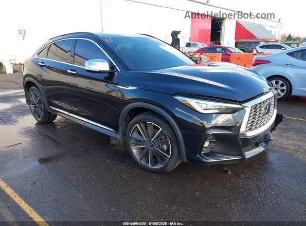 3PCAJ5L32NF103739 2022 INFINITI QX55 Черный Передняя правая четверть