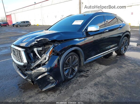 3PCAJ5L32NF103739 2022 INFINITI QX55 Черный Передняя левая четверть