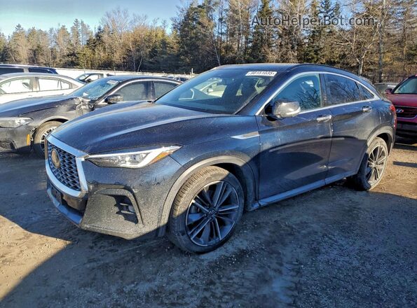 3PCAJ5L36NF100018 2022 INFINITI QX55 Black Vista tres cuartos delantera izquierda