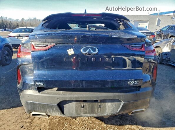 3PCAJ5L36NF100018 2022 INFINITI QX55 Black Vista trasera