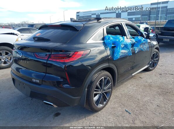 3PCAJ5LR2RF103444 2024 INFINITI QX55 Черный Задняя правая четверть