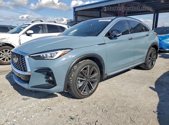 3PCAJ5LR9PF115006 2023 INFINITI QX55 Синий Передняя левая четверть