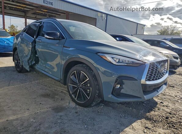3PCAJ5LR9PF115006 2023 INFINITI QX55 Синий Передняя правая четверть