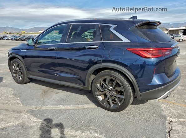3PCAJ5M12KF103846 2019 INFINITI QX50 Blue Tył lewy