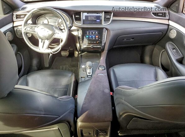 3PCAJ5M12KF103846 2019 INFINITI QX50 Blue Widok deski rozdzielczej