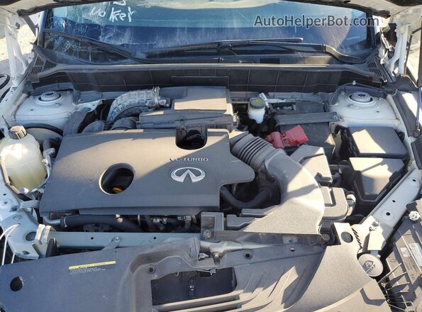 3PCAJ5M13LF109821 2020 INFINITI QX50 White Vista del compartimento del motor