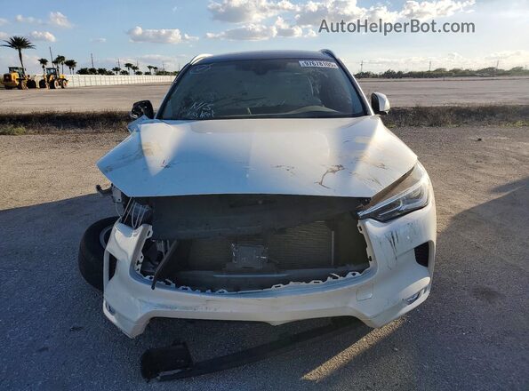 3PCAJ5M13LF109821 2020 INFINITI QX50 White Vista trasera