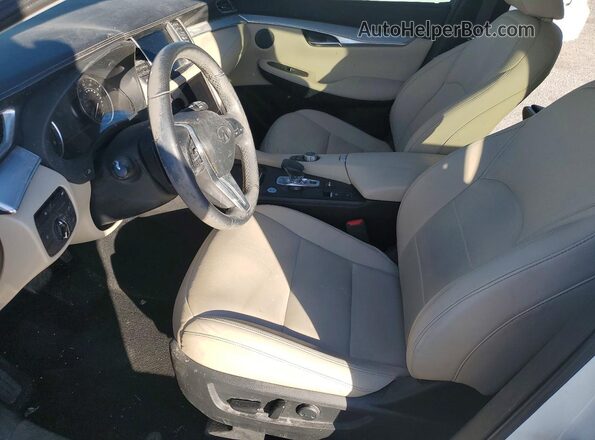 3PCAJ5M13LF109821 2020 INFINITI QX50 White Vista del salpicadero