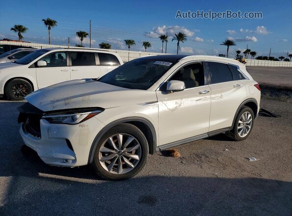3PCAJ5M13LF109821 2020 INFINITI QX50 White Trasero izquierdo