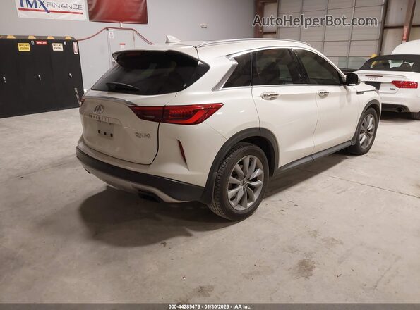 3PCAJ5M14KF145192 2019 INFINITI QX50 Белый Задняя правая четверть