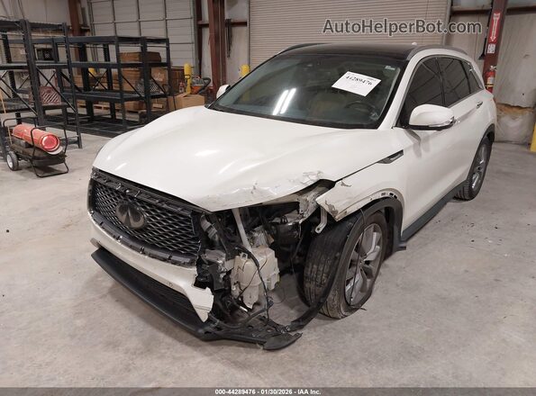 3PCAJ5M14KF145192 2019 INFINITI QX50 Белый Вид спереди