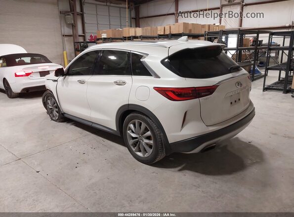 3PCAJ5M14KF145192 2019 INFINITI QX50 Белый Задняя левая четверть