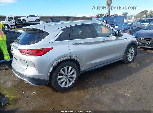 3PCAJ5M36KF113314 2019 INFINITI QX50 Серебряный Задняя правая четверть