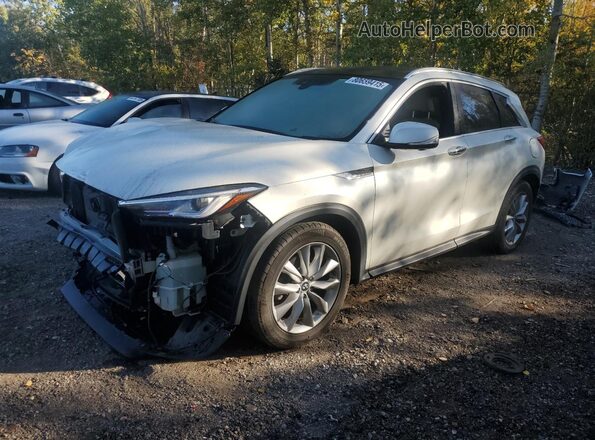 3PCAJ5M36KF135720 2019 INFINITI QX50 Белый Передняя левая четверть