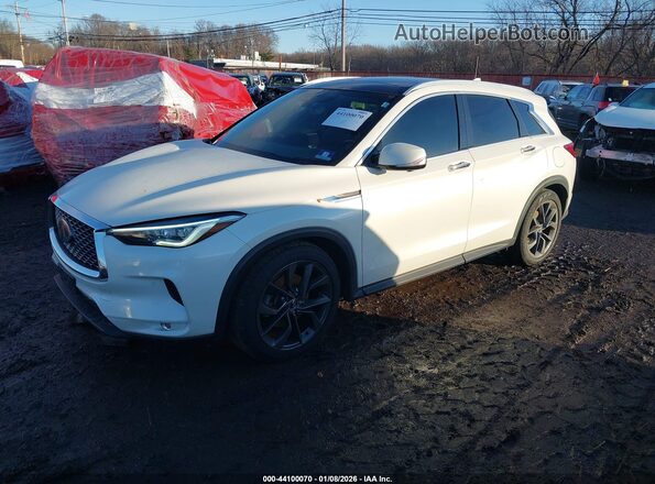 3PCAJ5M39KF117793 2019 INFINITI QX50 Белый Передняя левая четверть