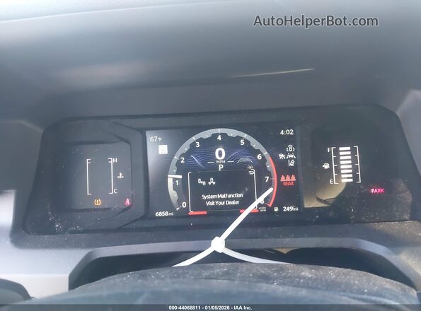 3TMKB5FN7SM036951 2025 TOYOTA TACOMA White Widok tylnych siedzeń