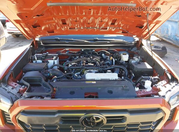 3TMKB5FN9SM035400 2025 TOYOTA TACOMA Orange Вид ззаду