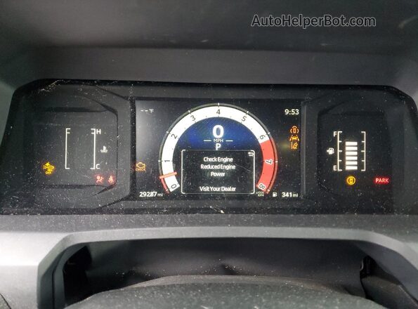 3TYJDAHNXRT005817 2024 TOYOTA TACOMA White Vista del cuadro de instrumentos