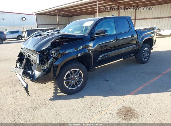 3TYLC5LN3ST033264 2025 TOYOTA TACOMA HYBRID Black Vista tres cuartos delantera izquierda