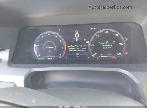 3TYLC5LN3ST033264 2025 TOYOTA TACOMA HYBRID Black Vista de los asientos traseros