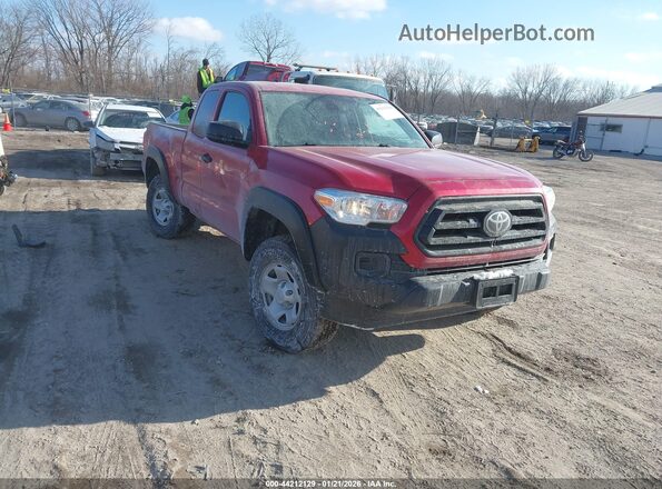3TYSX5EN0LT002598 2020 TOYOTA TACOMA Red Передня права чверть