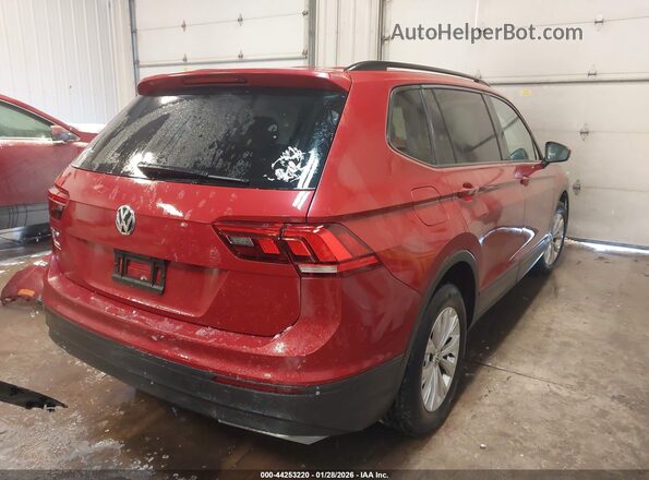 3VV1B7AX3KM018674 2019 VOLKSWAGEN TIGUAN Красный Задняя правая четверть